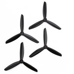 DAL 5x4.5 - 3 Blade Propeller - TJ5045 (Set of 4 - Black)