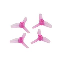 Rakonheli 31MM 3 Blade Clear Propeller (2CW+2CCW; 0.8MM Shaft) - Pink