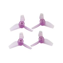 Rakonheli 31MM 3 Blade Clear Propeller (2CW+2CCW; 0.8MM Shaft) - Purple