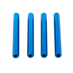 Blue Hex Standoffs 50mm (4 pcs)