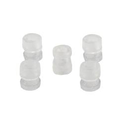 M3 Anti-Vibration Silicone Grommet Insert for Flight Controllers (Clear, 5 Pcs)