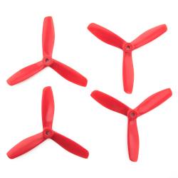 Gemfan 5x4.5 - Bullnose 3 Blade Master Propellers (Set of 4 - CodeRed)
