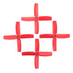 Gemfan 4x4 - Bullnose 4 Blade Master Propellers (Set of 4 - CodeRed)
