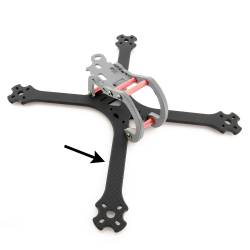 QAV-CODERED 5" Main Unibody Base Plate