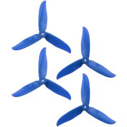 DAL 5x4.6 - 3 Blade, Blue Cyclone Propeller - T5046C  (Set of 4)