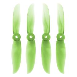 DAL 5x5 - 2 Blade, Crystal Green Cyclone Propeller - 5050C  (Set of 4)