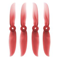 DAL 5x5 - 2 Blade, Crystal Red Cyclone Propeller - 5050C  (Set of 4)