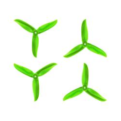 DAL 5x4.5 - 3 Blade, Green Cyclone Propeller - T5045C  (Set of 4)