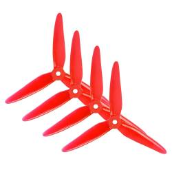 DALProp Spitfire T5148.5 3-Blade Propeller (Set of 4 - Crystal Red)