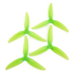 HQProp DP 5x5x3V1S Propeller - 3 Blade (Set of 4 - Light Green)