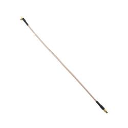 MMCX Male 90 Degree  to MMCX Female RG316 Extension Cable - 20cm 