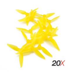 EMAX AVAN-R 5x.65 Racing Propeller (Yellow - Set of 20)