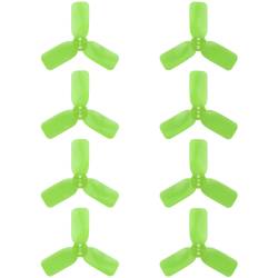 DYS 2" 3 Blade, Green Propeller - Set of 8 (4x CW, 4x CCW)