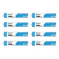 BETAFPV BT2.0 300mAh 1S 30C HV Battery (8pcs)