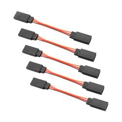 Male to Male Servo Extension Cable 26AWG - 5cm (5pcs)