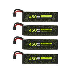 Flywoo Explorer 450mAh 1S HV V2 LiPo Battery (4Pcs) - A30