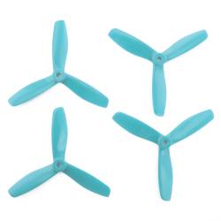 Gemfan 5x4.5 - Bullnose 3 Blade Master Propellers (Set of 4 - FreyBlue)