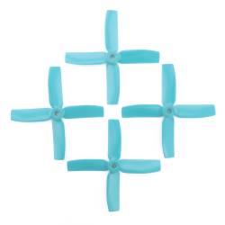Gemfan 4x4 - Bullnose 4 Blade Master Propellers (Set of 4 - FreyBlue)