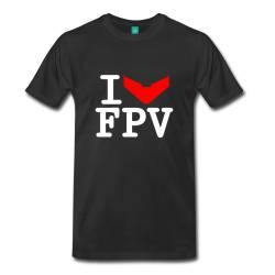 CSFPV "I Love FPV" T-Shirt - Large, Black