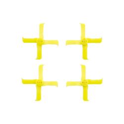 FuriousFPV FleekProp 2036-4 Propellers (2CW - 2CCW) - Yellow