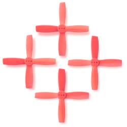 FuriousFPV High Performance 2435-4 Propellers (Neon Red 2CW & 2CCW)