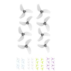 Gemfan 31MM 1219S 3-Blade Propeller (Set of 8) - 1mm Shaft