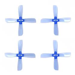 Gemfan 2035 - 4 Blade Bullnose - Blue PC (Set of 4)