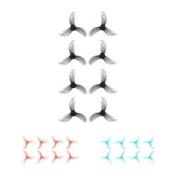 Gemfan 40mm 1608 3-Blade Polycarbonate Propeller (Set of 8) - 1.5mm