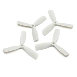 Gemfan 4x4.5 - Bullnose 3 Blade Propeller - Nylon Glass Fiber  (Set of 4 - White)