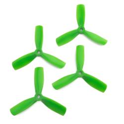 Gemfan 4x4.5 - Bullnose 3 Blade Propellers - PC UnBreakable (Set of 4 - Green)