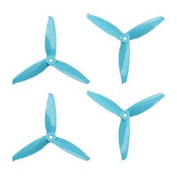 Gemfan 5152 - 3 Blade Propeller - Blue PC (Set of 4)