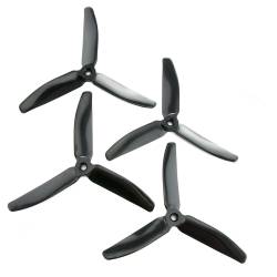 Gemfan 5x4 - 3 Blade Propellers - PC UnBreakable (Set of 4 - Black)