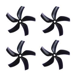 Gemfan D90 90mm 3.5" 5-Blade Ducted Cinewhoop Propeller (Set of 4) w/ M5 Adapters - Black