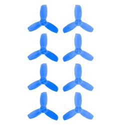 Gemfan Hulkie Blue 1940 Durable 3 Blade - Set of 8 (4CW, 4CCW)