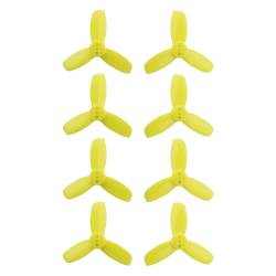 Gemfan Hulkie Yellow 1940 Durable 3 Blade - Set of 8 (4CW, 4CCW)