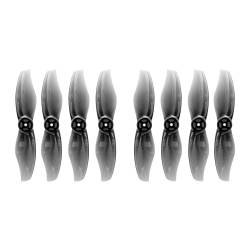 Gemfan Durable 2015 2-Blade Propeller (Set of 8) - 1mm Shaft - Clear Black