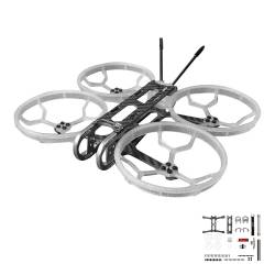 GEPRC CineQueen GEP-CQ 3 Frame Kit w Runcam Camera Mounts