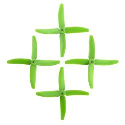 DAL 5x4 Propellers - 4 Blade (2 Pack - Green) 