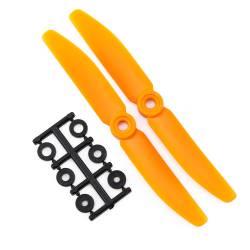 HQProp 5x4RO CW Propeller - 2 Blade (2 pack Orange)