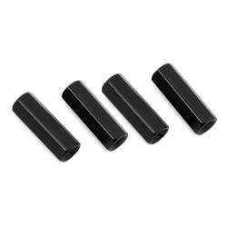 Black Hex Standoffs 15mm (4 pcs)