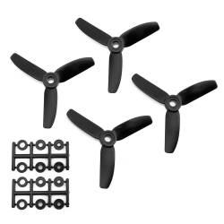 HQProp 3x3x3 GFN Propeller - 3 Blade (Black - Set of 4)