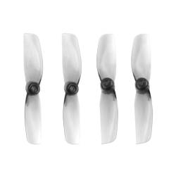 HQProp 40MM 2-Blade Micro Whoop Propeller - 1.5MM Shaft (Set of 4 - Gray) 