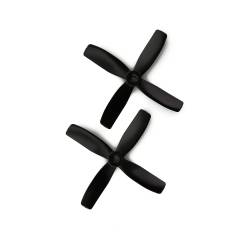 HQProp 4x4x4RB CW Propeller - 4 Blade (2 Pack - Black)