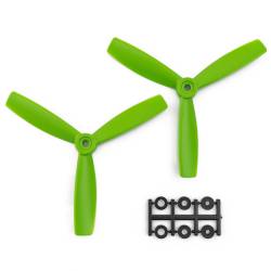 HQProp 5x4.5x3RG CW Propeller - 3 Blade (2 Pack - Green Nylon Glass Fiber)