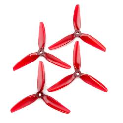 HQProp DP 5.5X3.5X3 PC Propeller (Set of 4 - Light Red)