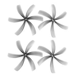 HQProp 5X4X6 Polycarbonate Propellers (Set of 4) - Light Gray 