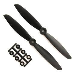 HQProp 7x4.5 CCW Propeller (Black Carbon Composite) - 2 Blade (2 pack)
