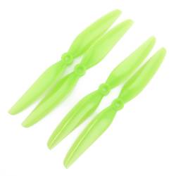 HQProp 7x4.5V1S PC Propeller - 2 Blade (Light Green - Set of 4)