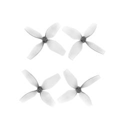 HQProp D2x1.9x4 4-Blade Propeller (Set of 4) - Gray