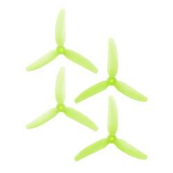 HQProp DP 5x4.3x3 PC V1S Light Green Propeller - 3 Blade (2CW+2CCW/Bag)